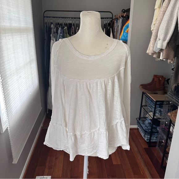 Free People We The Free Sundae Tee | Ivory | Size Small - Picture 9 of 10